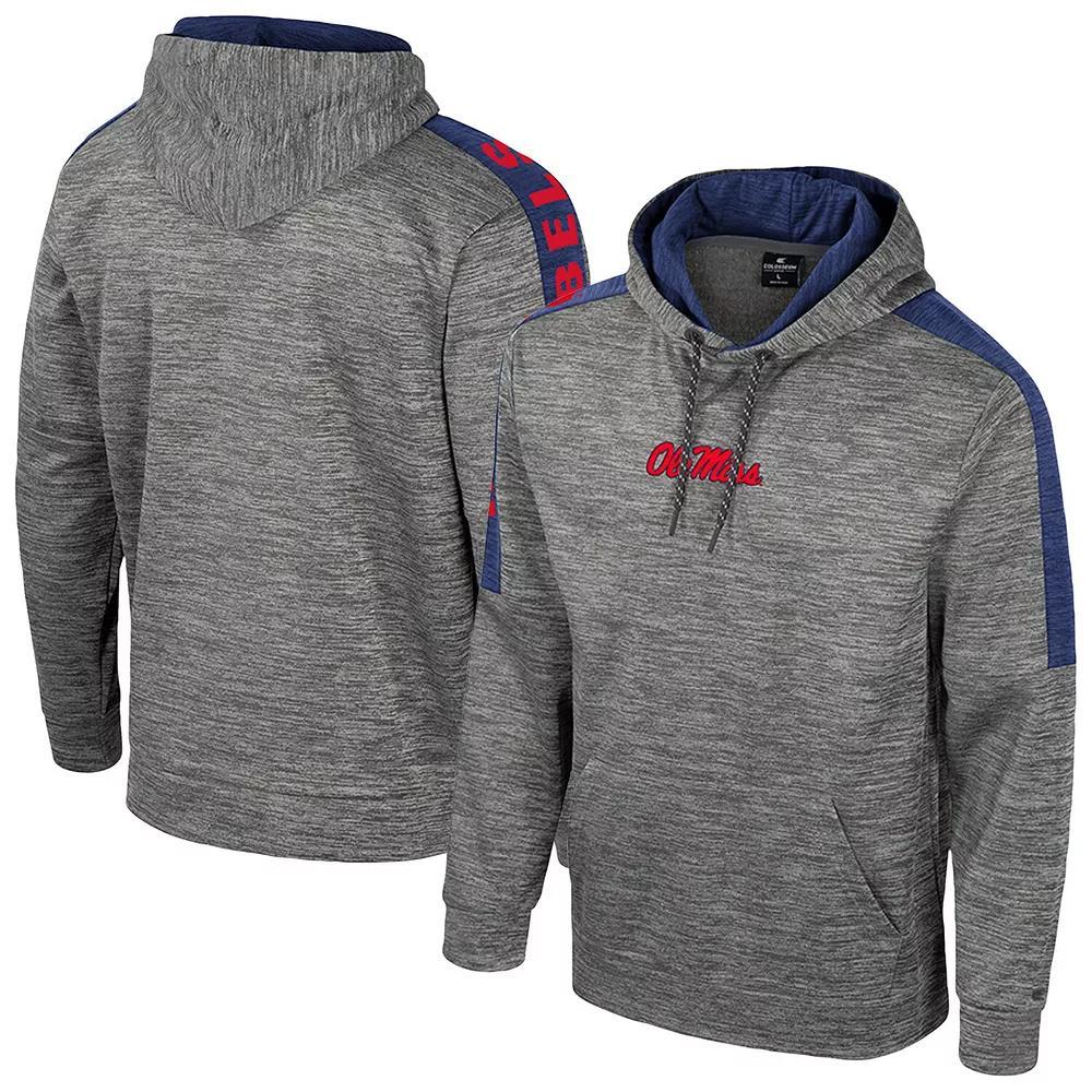 Men's Colosseum Heather Gray Notre Dame Fighting Irish Dozer Pullover Hoodie, Size: Medium, Grey Product Image