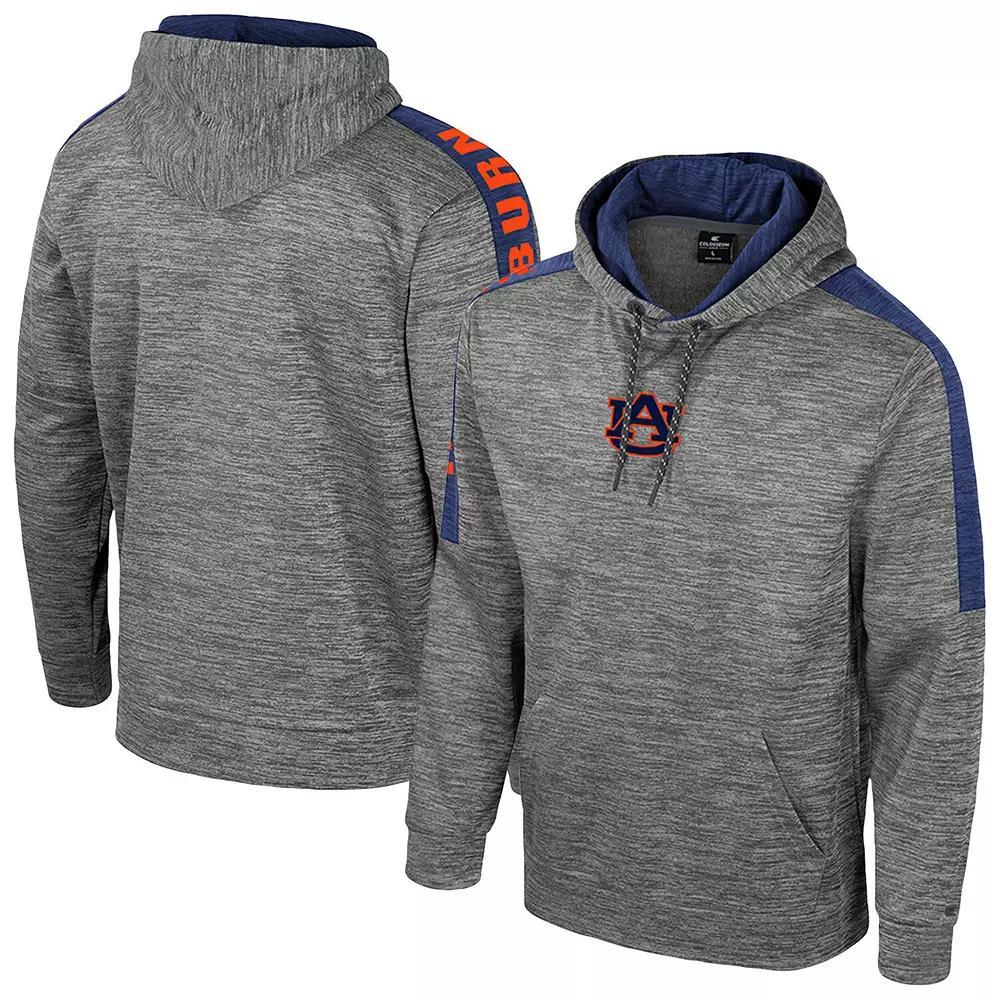 Men's Colosseum Heather Gray Auburn Tigers Dozer Pullover Hoodie, Size: Large, Grey Product Image