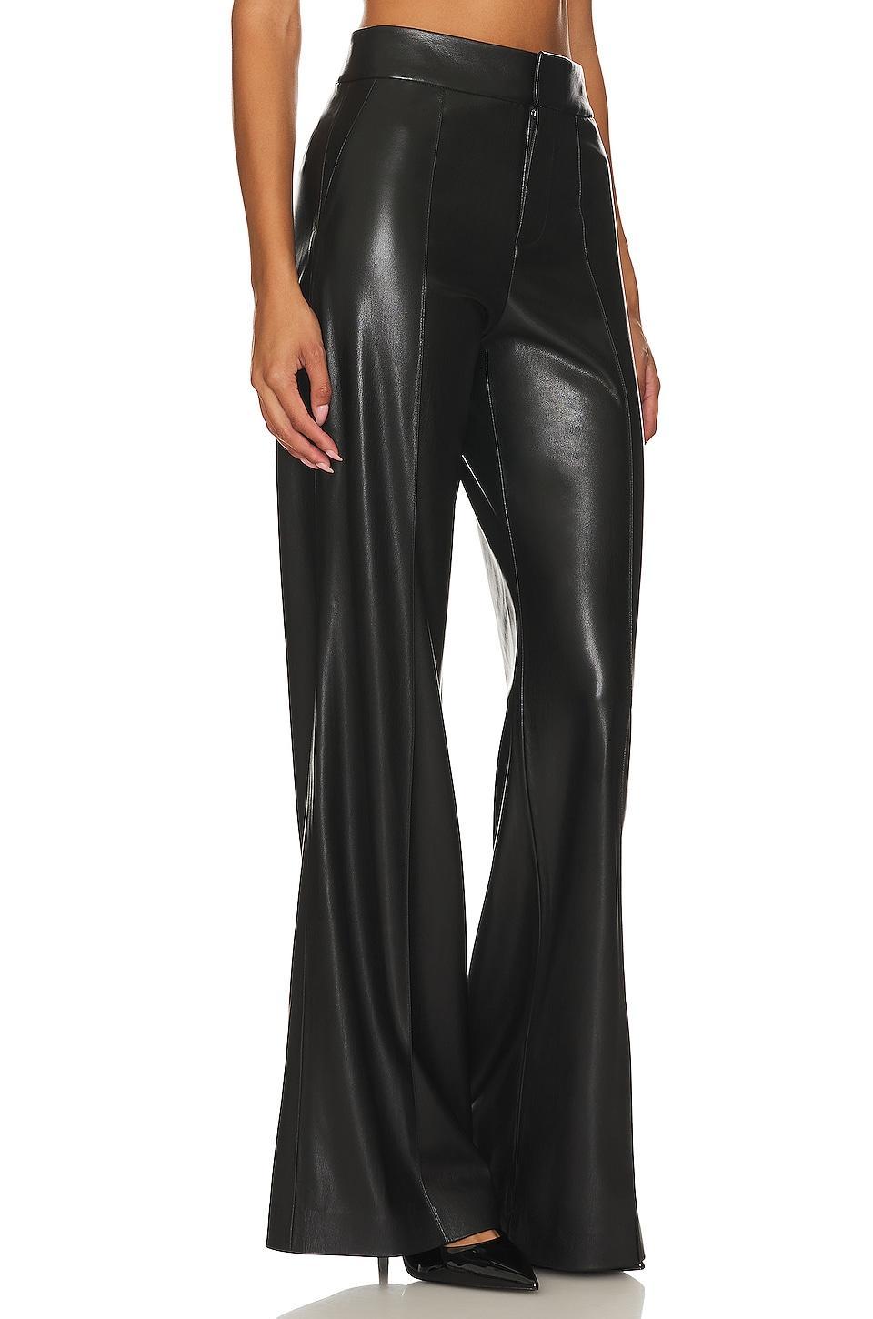 Dylan Faux Leather Wide Leg Alice + Olivia Product Image