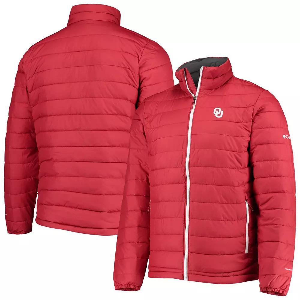 Men's Columbia Crimson Oklahoma Sooners Powder Lite Omni-Heat Reflective Full-Zip Jacket, Size: Medium, Red Product Image