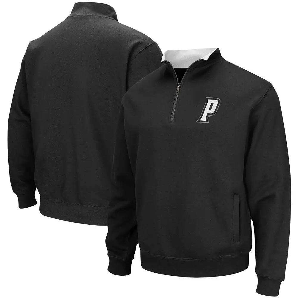 Men's Colosseum Royal Delaware Fightin' Blue Hens Tortugas Logo Quarter-Zip Pullover Jacket, Size: 2XL Product Image