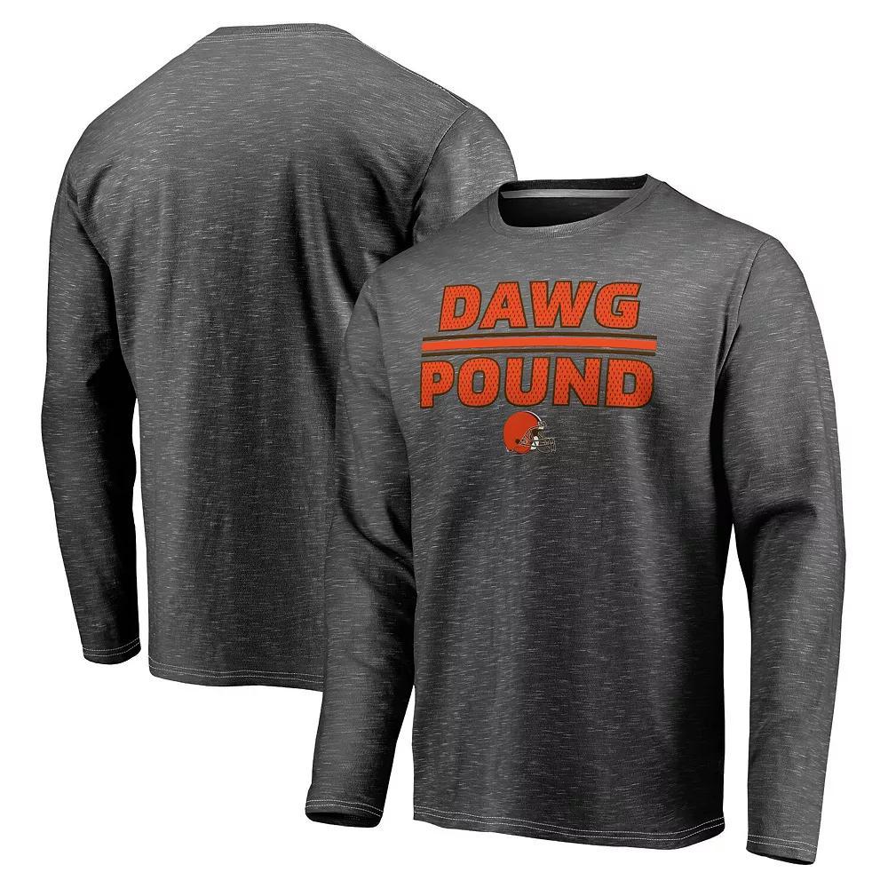 Men's Fanatics Gray Cleveland Browns Component Long Sleeve T-Shirt, Size: 5XL, Grey Product Image
