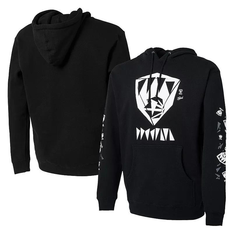 Men's NBA x Naturel Black Brooklyn Nets No Caller ID Pullover Hoodie, Size: 2XL Product Image
