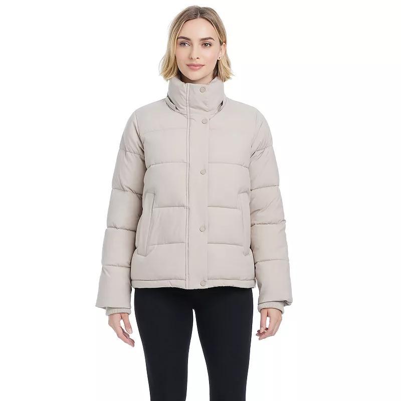 Women's Modern Supply by Sanctuary Hooded Puffer Coat, Size: XL, Portobello Product Image