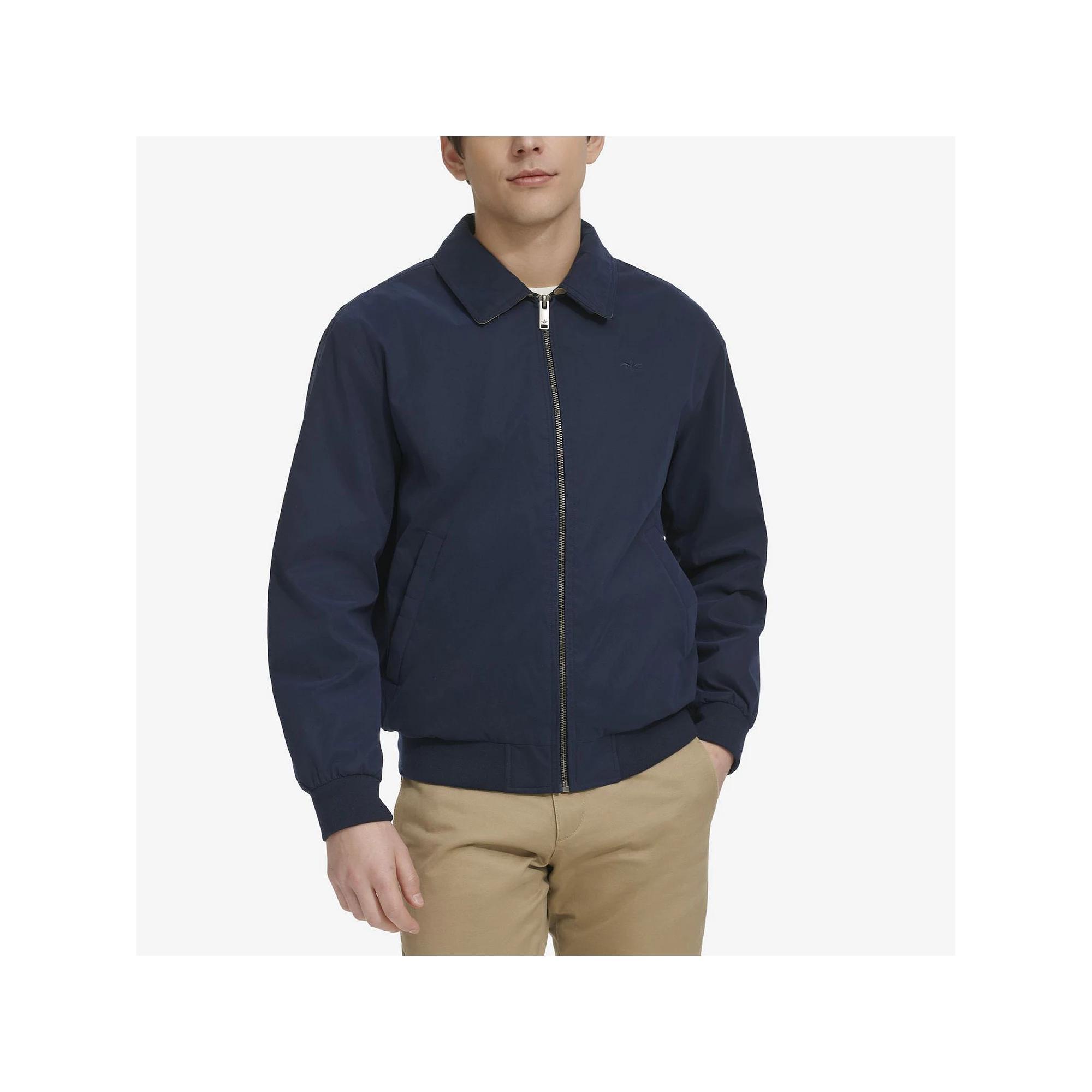 Men's Dockers® Micro-Twill Golf Bomber Jacket, Size: Large, Harvest Gold Product Image