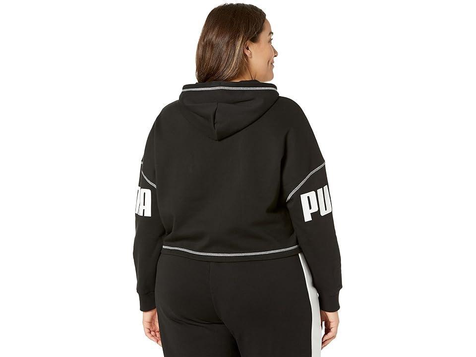 PUMA Plus Size Power Fleece Hoodie (Cotton ) Women's Clothing Product Image