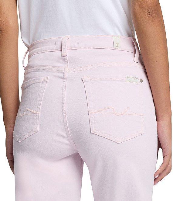 7 For All Mankind Cropped Alexa High Rise Cropped Jeans Product Image