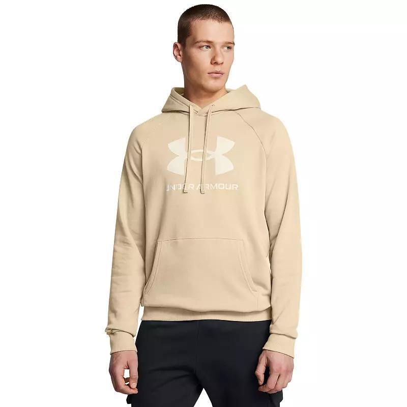 Men's Under Armour Rival Fleece Big Logo Hoodie, Size: XL, City Green Product Image
