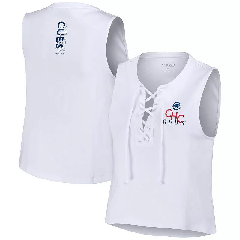 Womens WEAR by Erin Andrews St. Louis Cardinals Lace-Up Tank Top Product Image