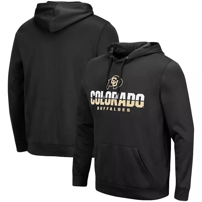 Men's Colosseum Black Appalachian State Mountaineers Lantern Pullover Hoodie, Size: XL, App Black Product Image