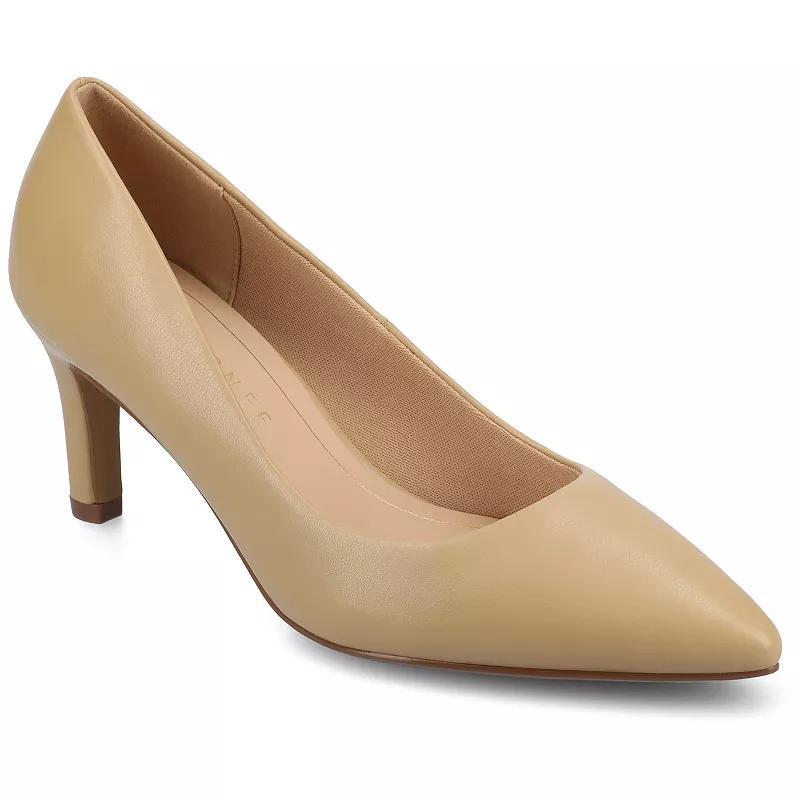 Journee Scylee Slip-On Stiletto Pointed-Toe High Heel Shoes, Womens Product Image