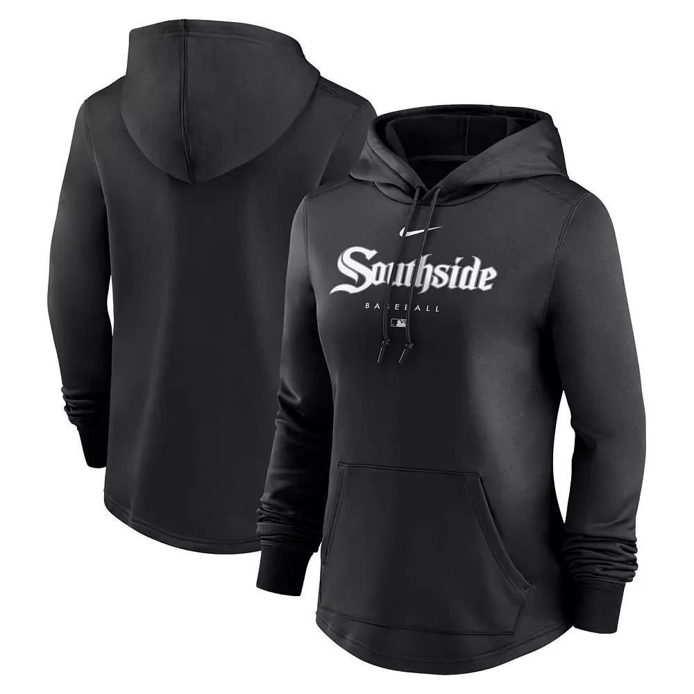 Women's Nike  Black Chicago White Sox City Connect Pregame Performance Pullover Hoodie, Size: XS Product Image