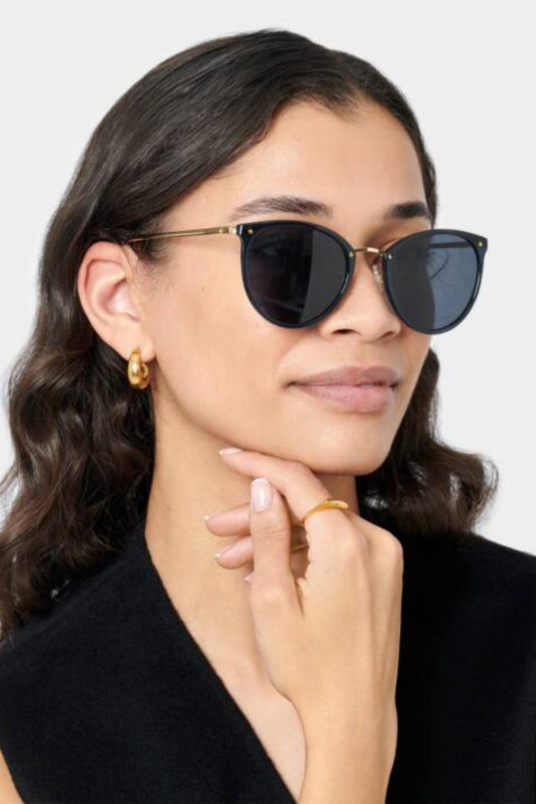 SANTORINI SUNGLASSES | Navy Product Image