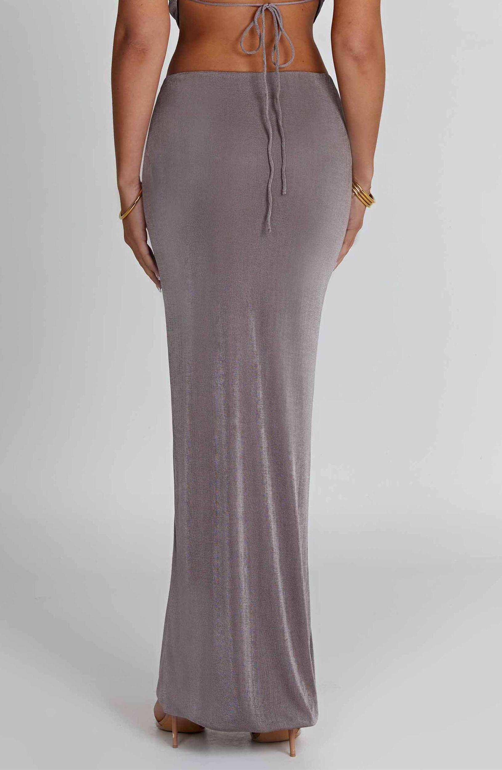 Fifi Maxi Skirt - Charcoal Product Image