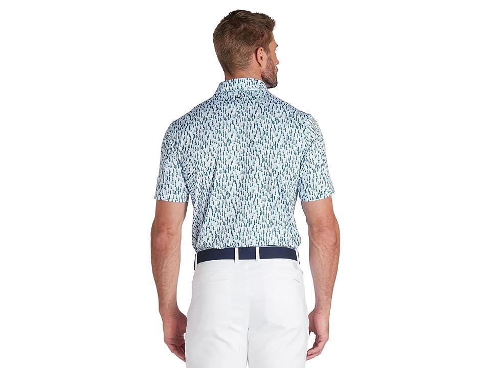 PUMA Golf Mattr Pines Polo (Ocean Tropic/Zen ) Men's Clothing Product Image