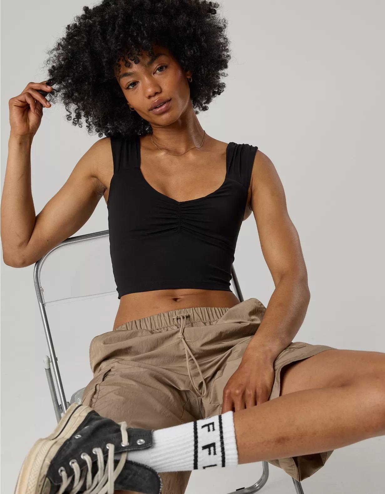 OFFLINE By Aerie Real Me XTRA Ruched Top Product Image