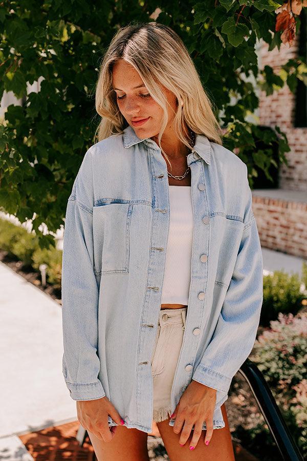 Risen The Delilah Denim Button Up Product Image