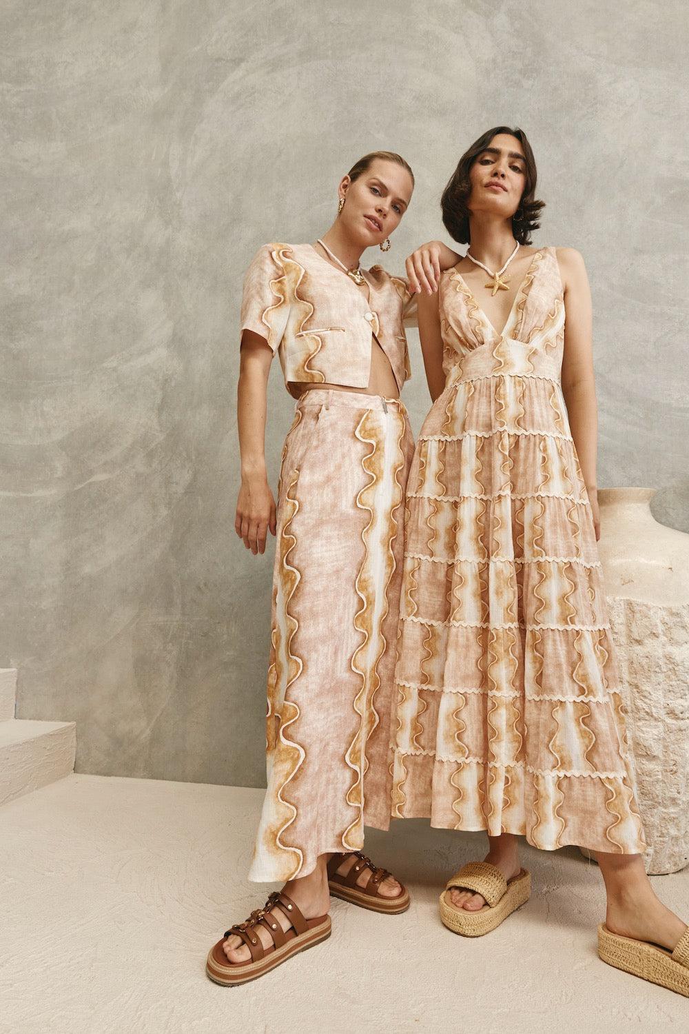 Baja Midi Skirt Matelassé Product Image
