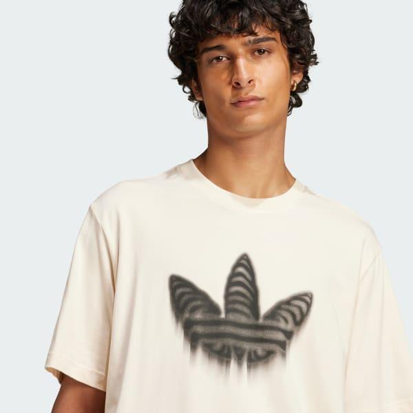 adidas Skeleton Trefoil Tee Collegiate Purple XS Mens Product Image