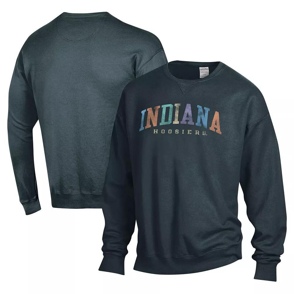 Unisex ComfortWash Gray Indiana Hoosiers Oversized Pullover Sweatshirt, Women's, Size: XL, Grey Product Image