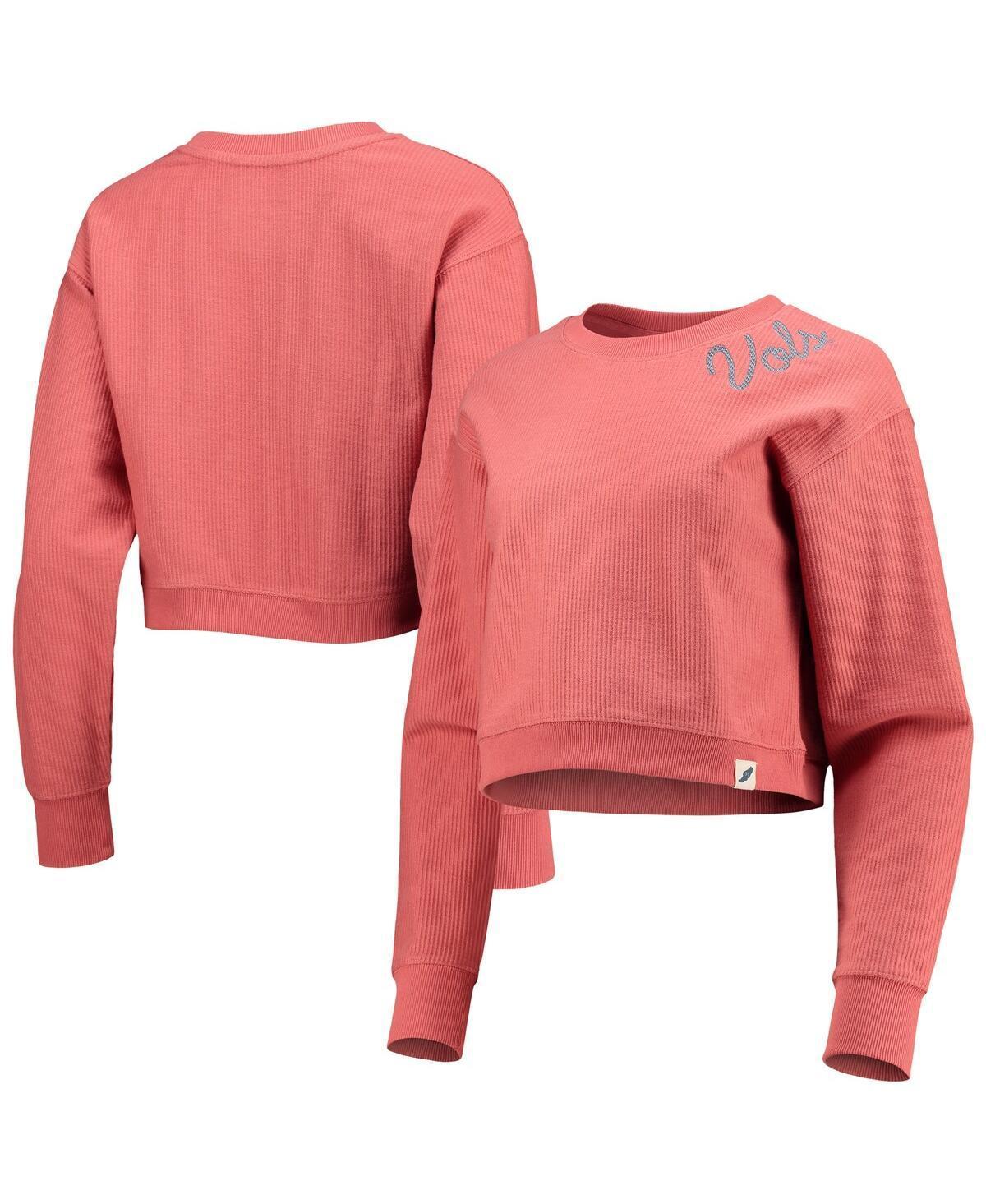 Womens League Collegiate Wear Tennessee Tennessee Volunteers Corded Timber Cropped Pullover Sweatshirt Product Image