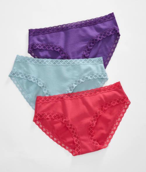 Natori Bliss French Cut Bikinis, Set of 3 Product Image