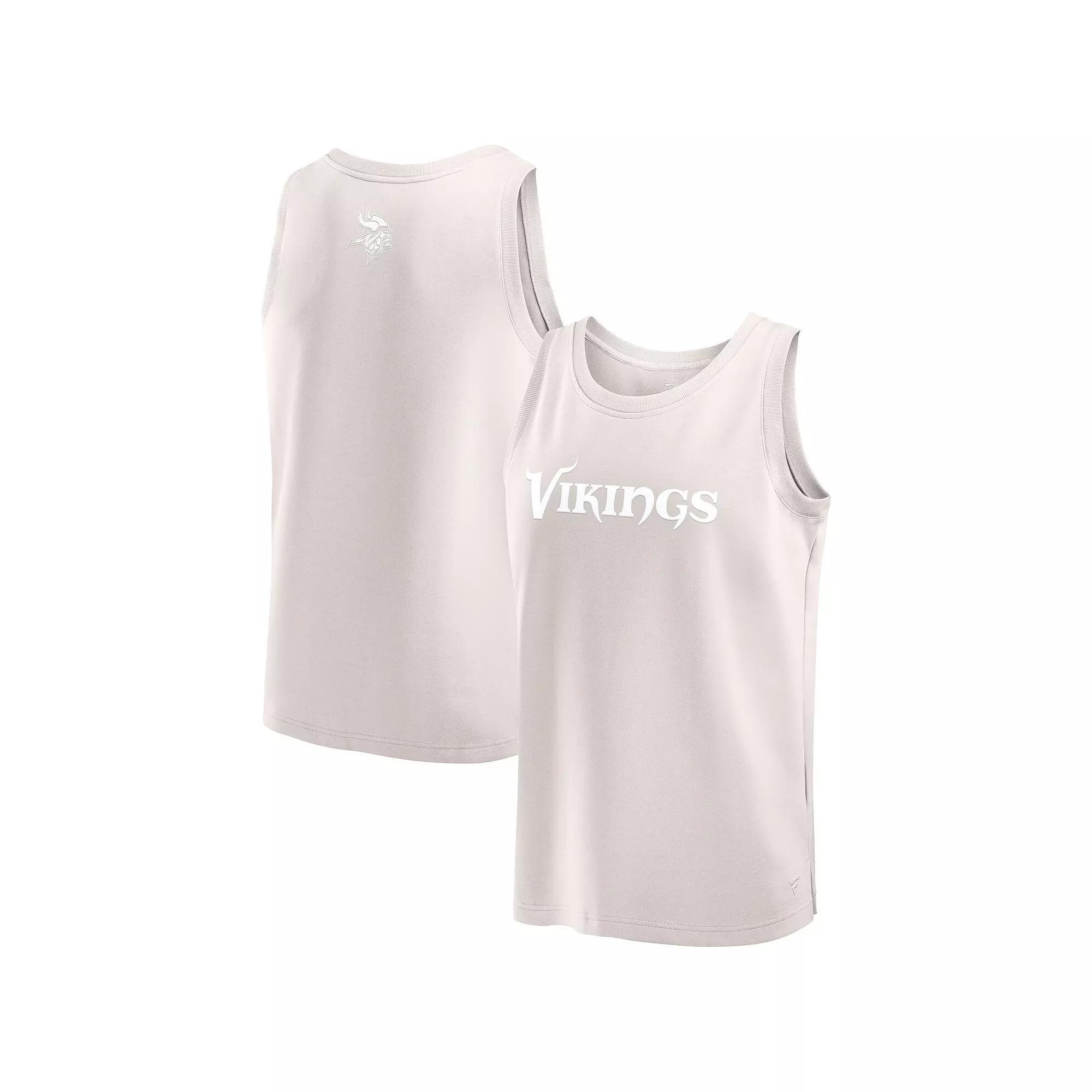 Men's Fanatics Cream Minnesota Vikings Elements Tank Top, Size: XL, Beige Product Image