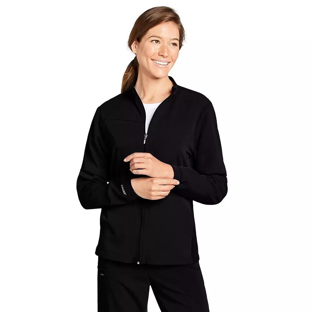 Unisex Jockey® Scrubs Zip & Go Jacket, Women's, Size: XXL, Black Product Image