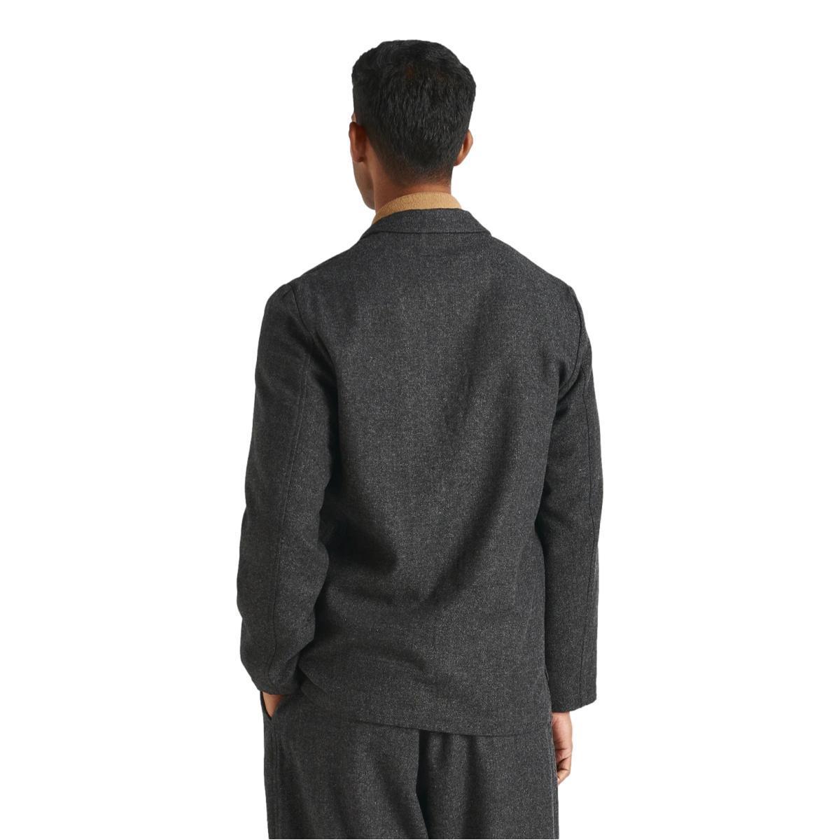 Two Button Jacket Grey Anders Upcylced Wool Product Image