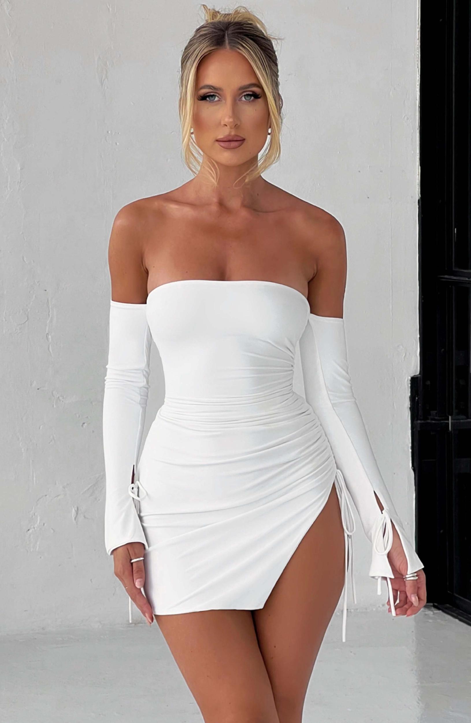 Becca Mini Dress - White Product Image