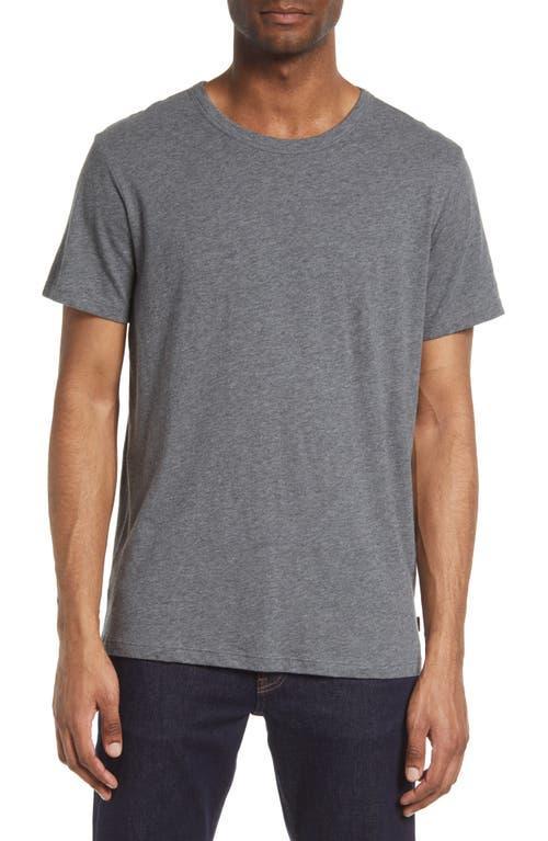 7 For All Mankind Men's Feather Weight Crewneck T-Shirt in Heather Grey at Nordstrom, Size Small Product Image