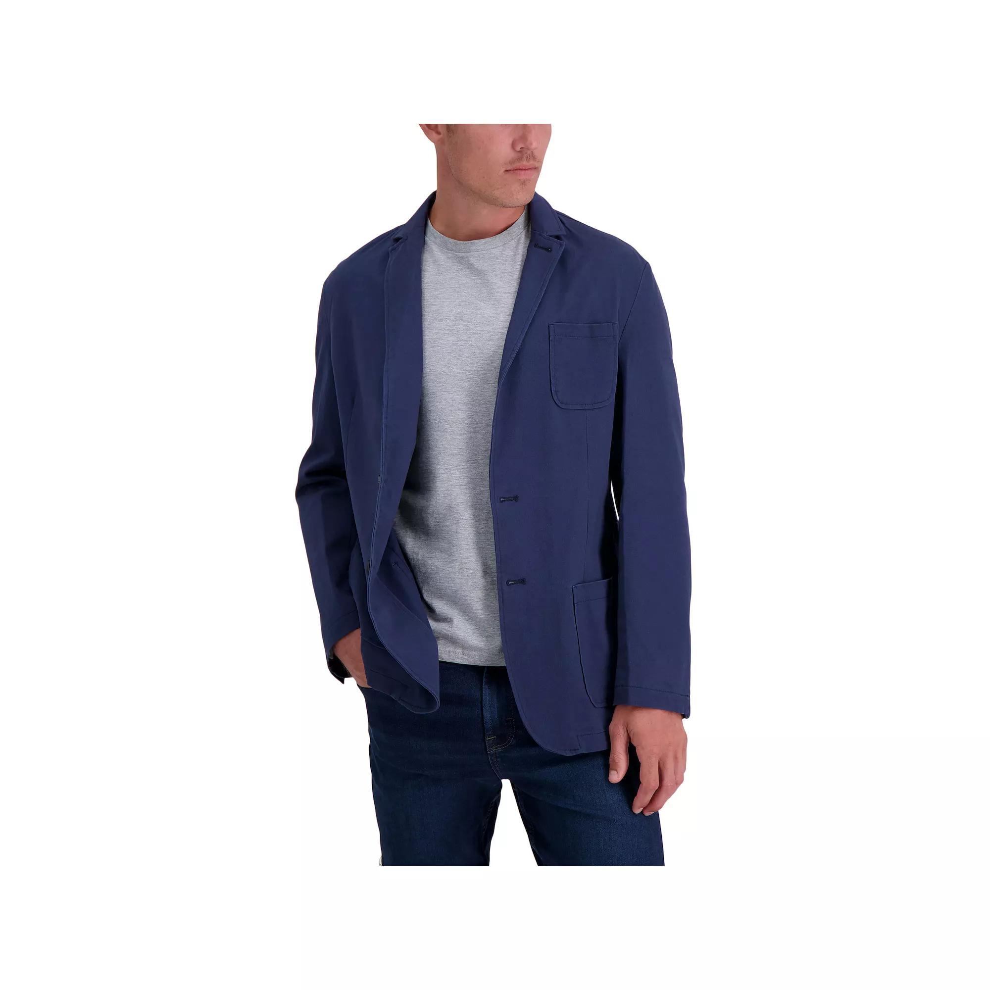 Mens Haggar Smart Wash Comfort Stretch Slim-Fit Sport Jacket Green Product Image