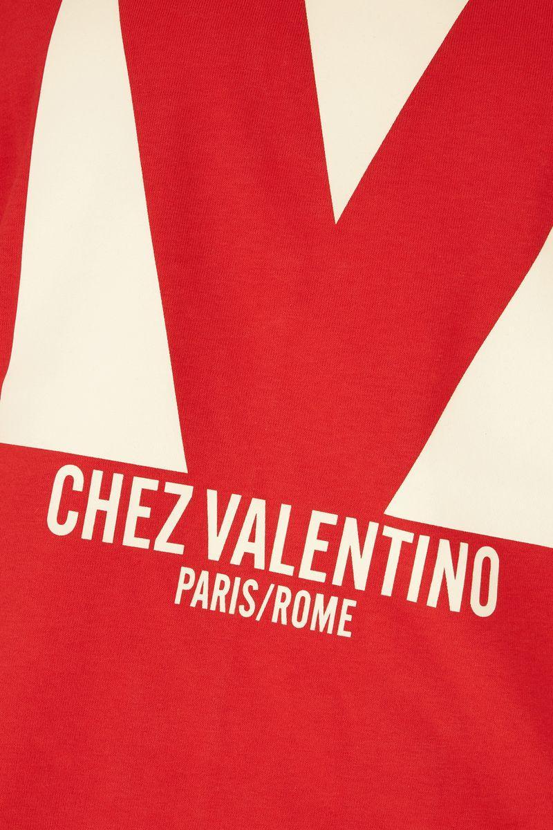 VALENTINO T-shirt Logo In Red Product Image