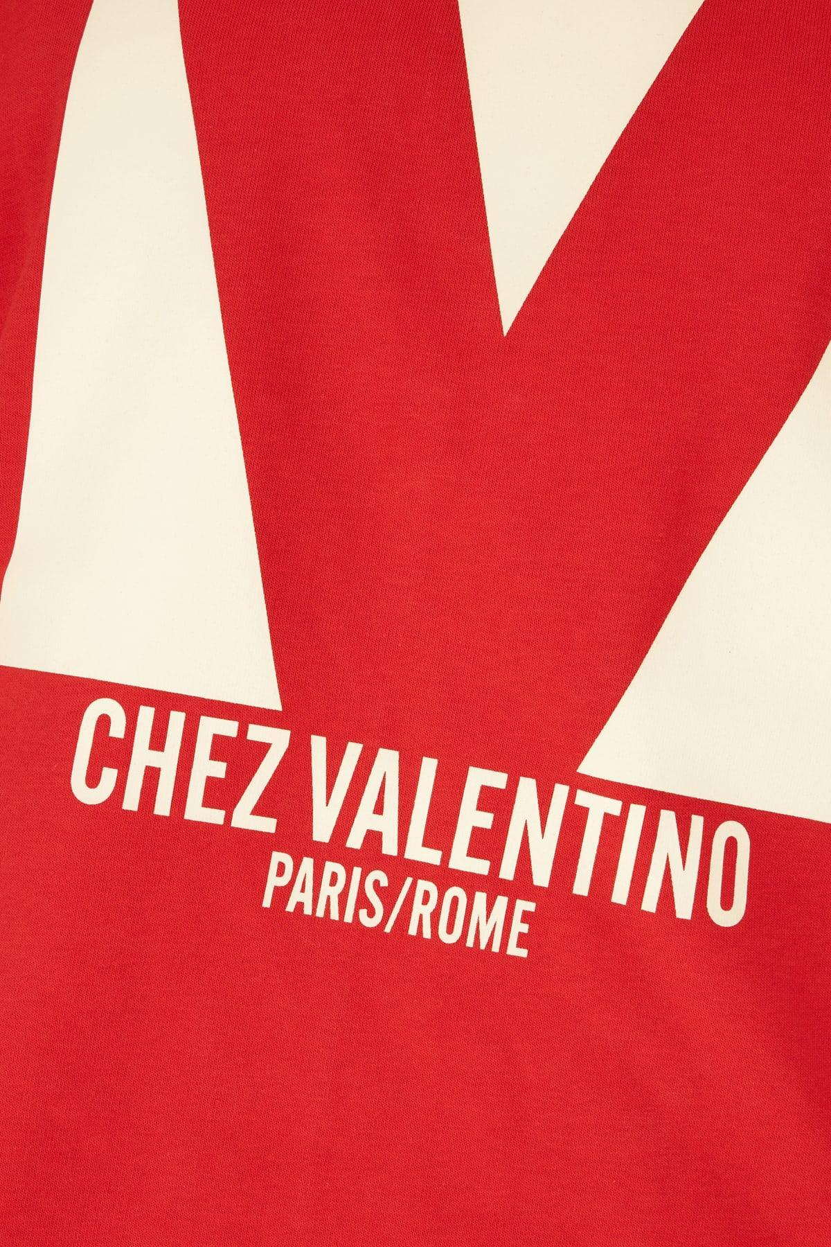 VALENTINO T-shirt Logo In Red Product Image