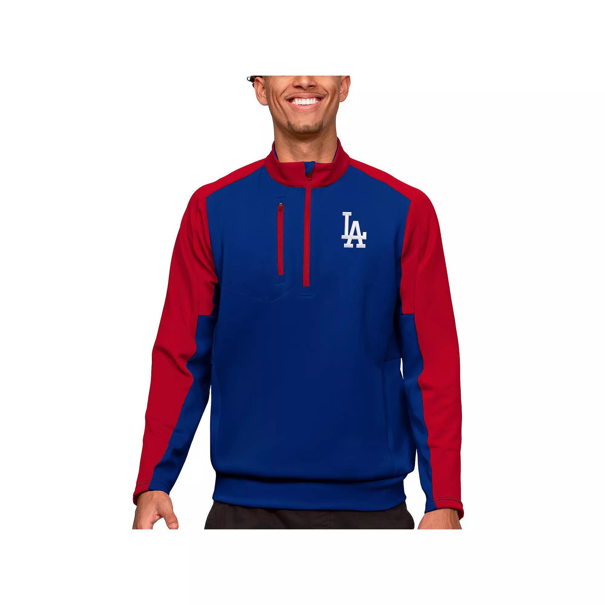Men's Antigua Royal Chicago Cubs Team Quarter-Zip Pullover Top, Size: 3XL, Blue Product Image