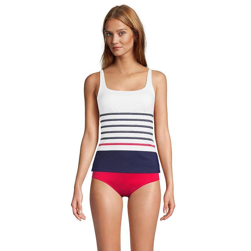 Womens Lands End DD-Cup UPF 50 Squareneck Underwire Tankini Top Product Image