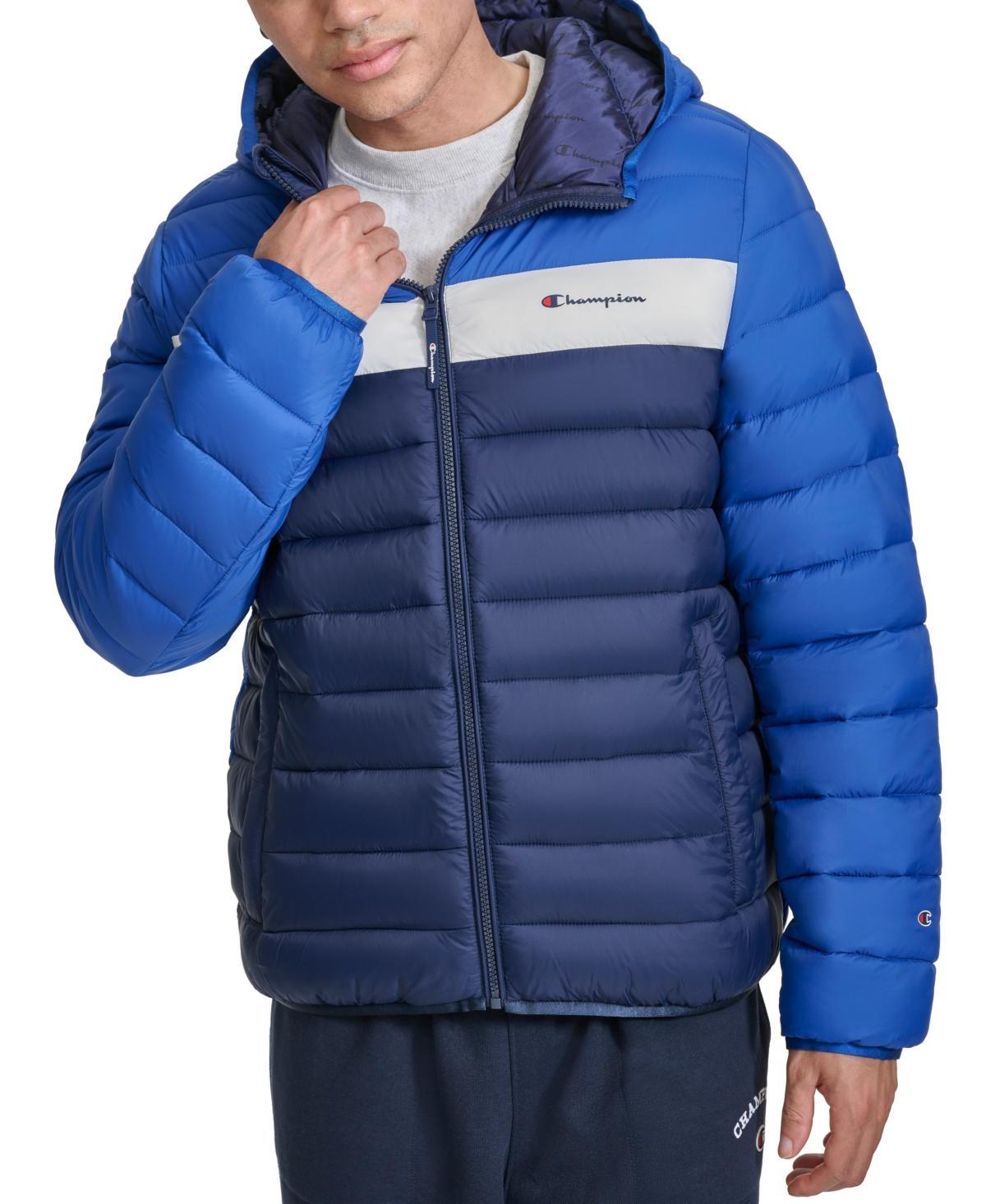Mens Champion Lightweight Puffer Jacket with Hood Product Image