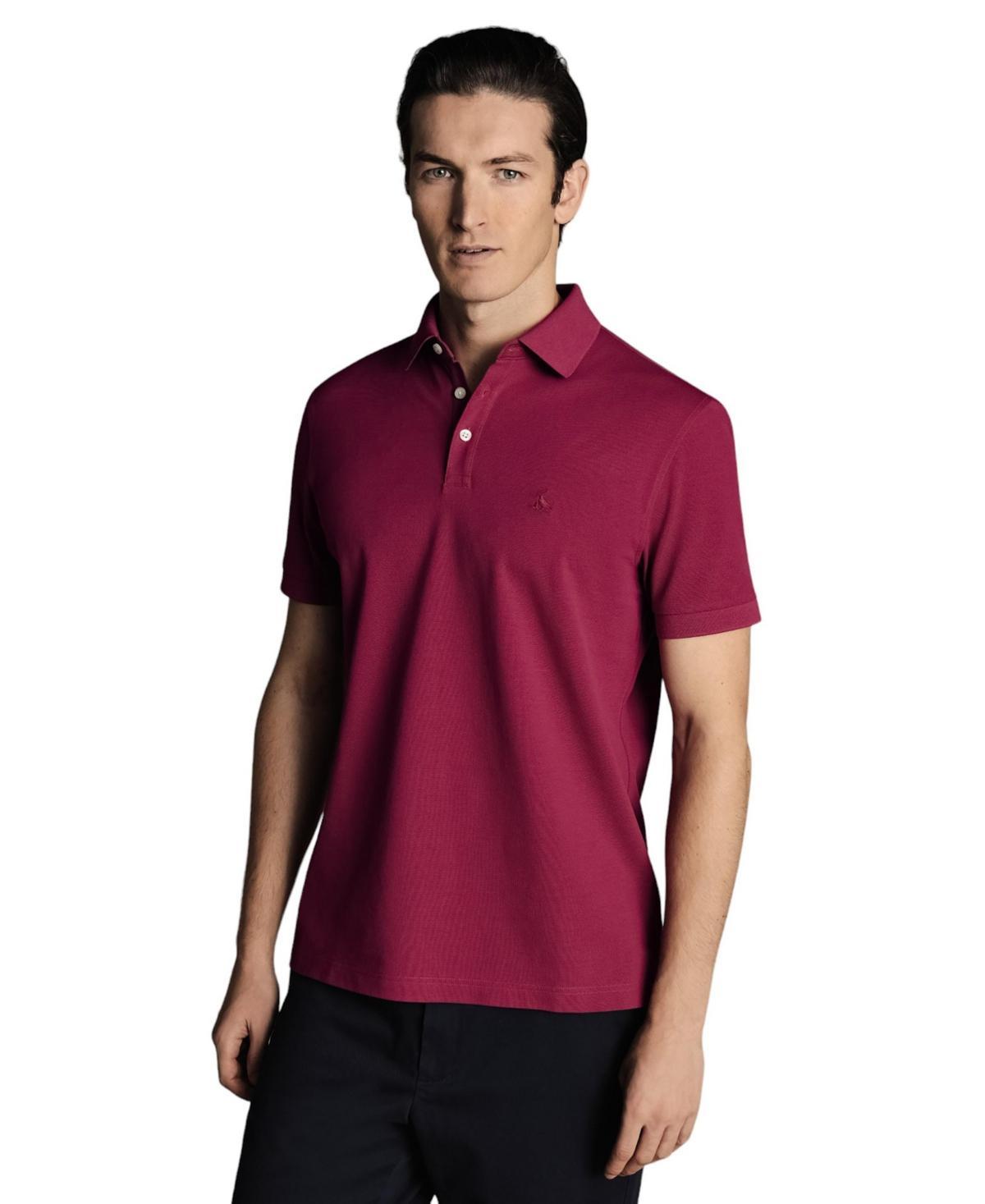 Charles Tyrwhitt Mens Solid Short Sleeve Cotton Tyrwhitt Pique Polo Product Image
