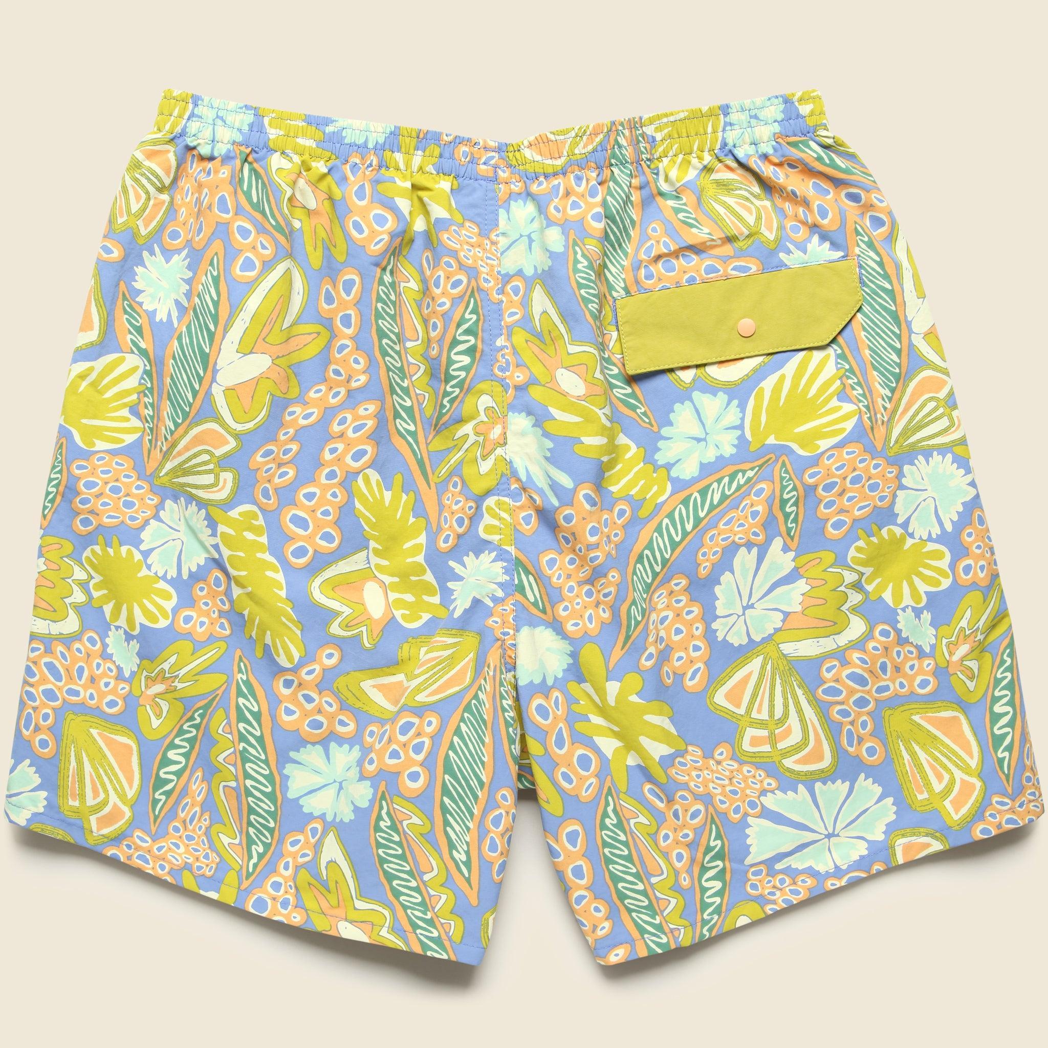 5" Baggies Shorts - Flourish Abundant Blue Product Image