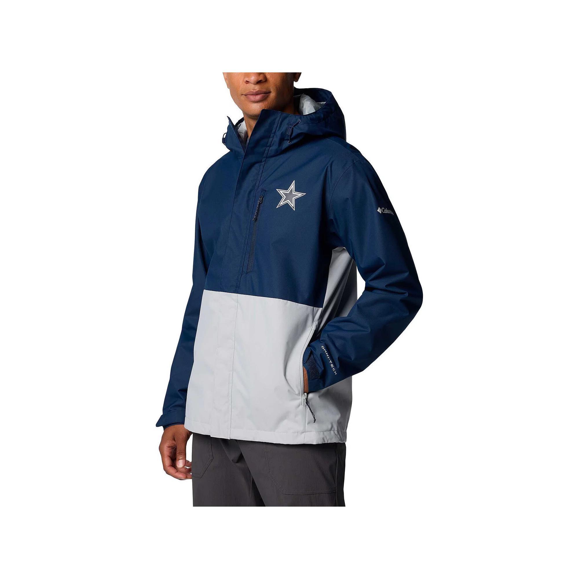 Men's Columbia Navy/Silver Dallas Cowboys Field Bound Omni-Shield Full Zip Jacket, Size: Small, Blue Product Image