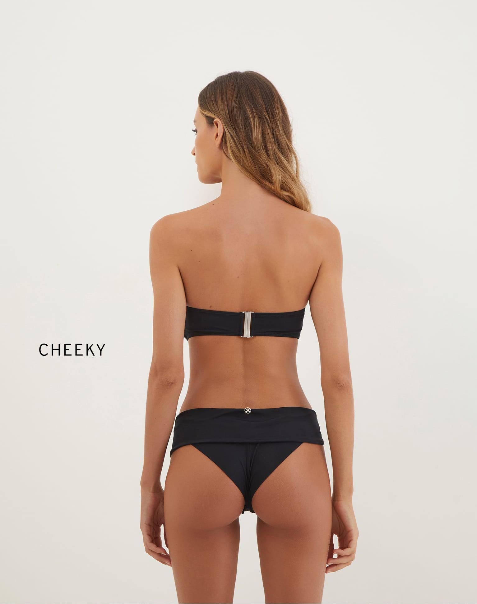 Matte Sama Bandeau Top - Black Product Image