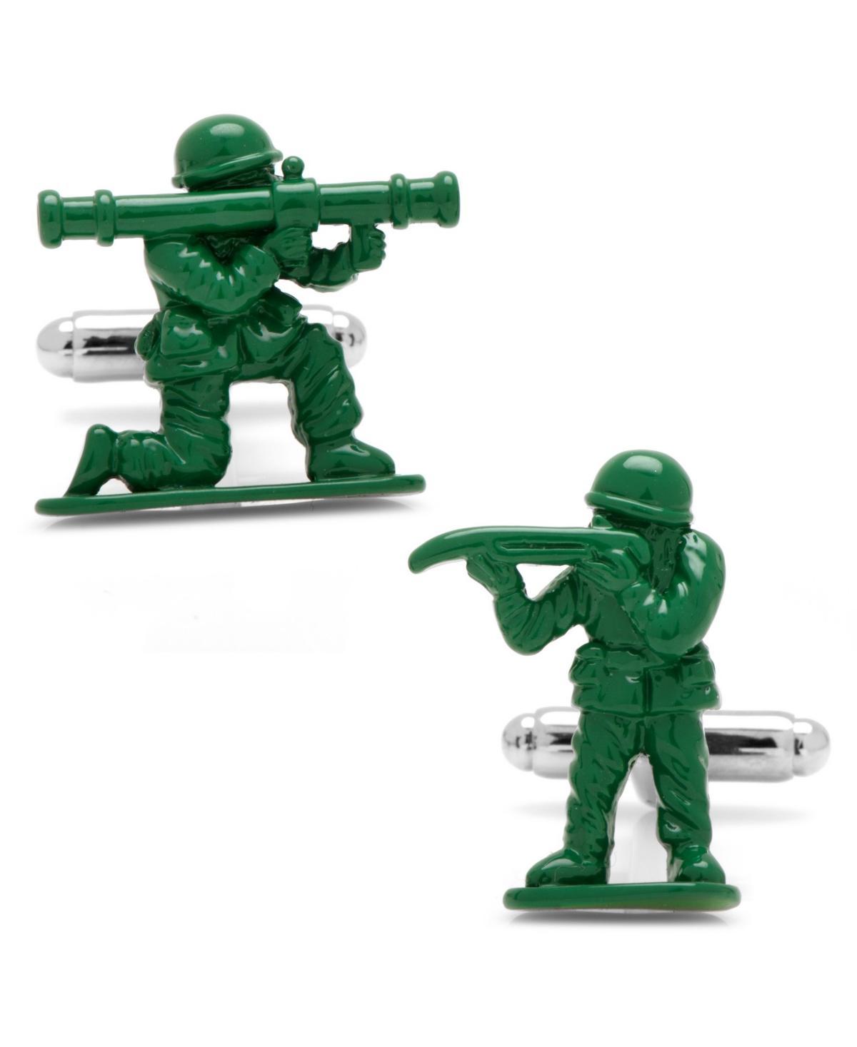 Men's Cuff Links, Inc. Army Men Cuff Links, Green Product Image