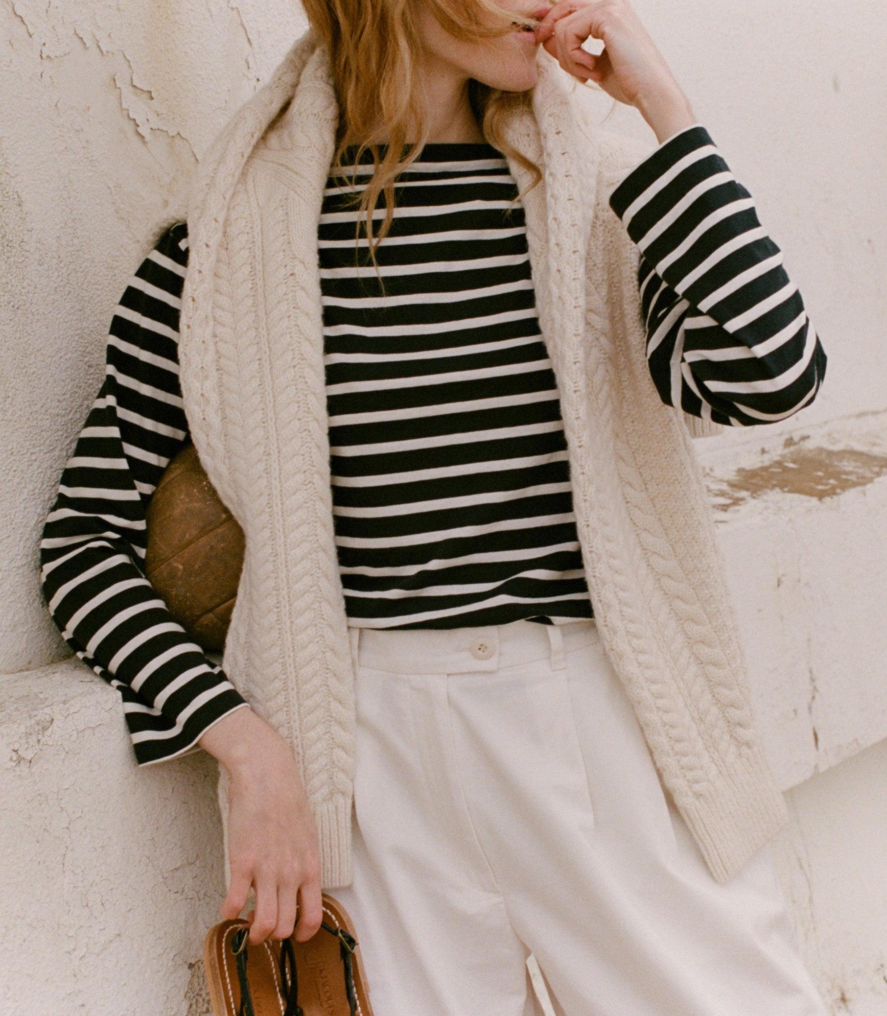 IRENE TEE -- BRETON STRIPE Product Image