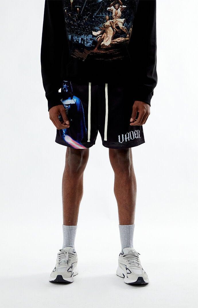 Men's Darth Vader Mesh Basketball Shorts Product Image