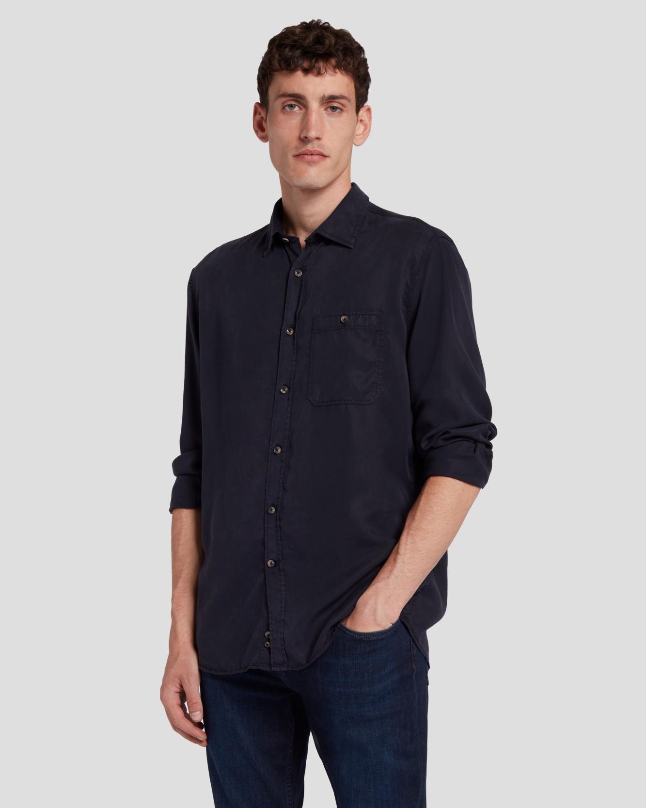 Weightless Shirt in Navy Male Product Image