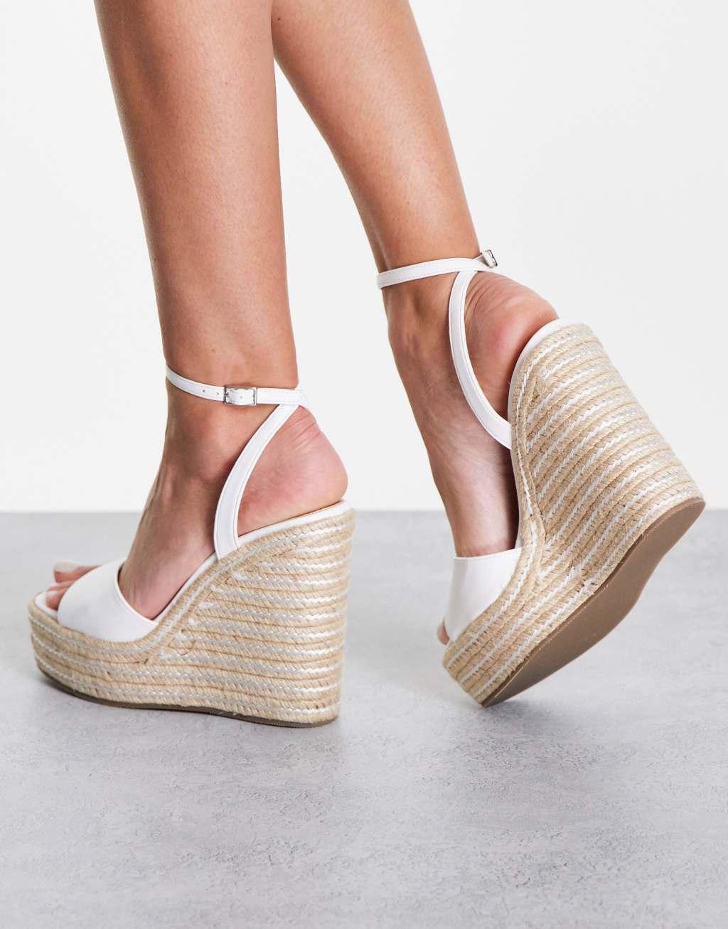 ASOS DESIGN Tasha espadrille wedges Product Image