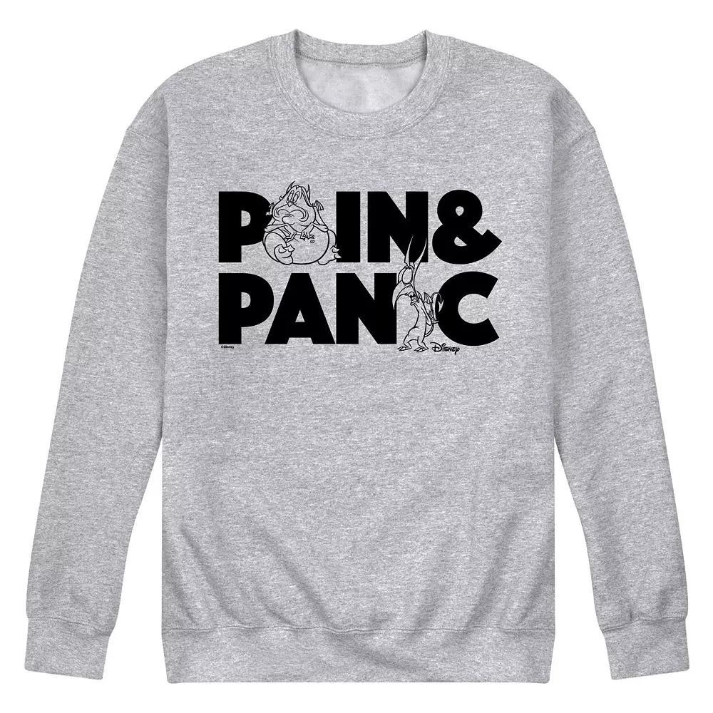 Disneys Villains Mens Pain And Panic Fleece Graphic Tee Product Image
