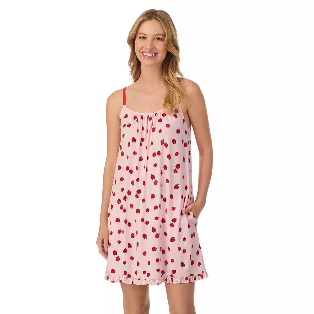 Women's Beauty Sleep Social Shirred Chemise, Girl's, Size: Medium, Blush Pt Product Image