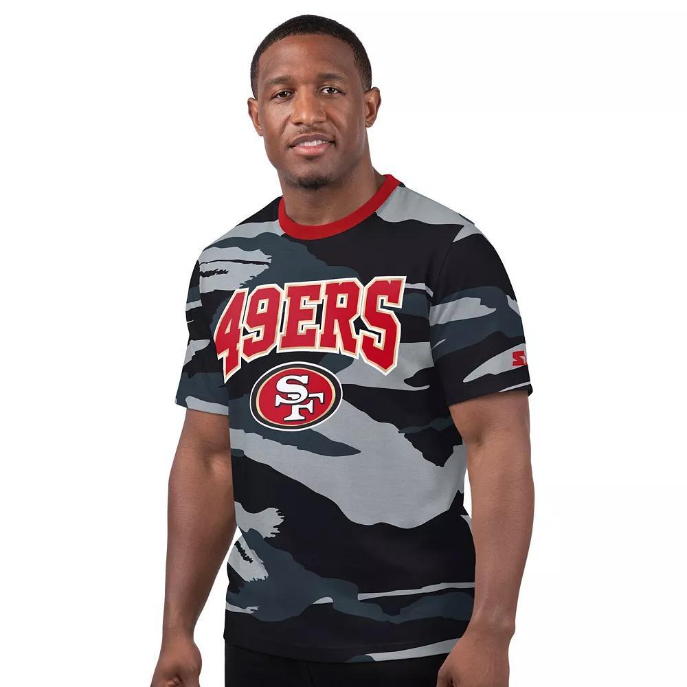 Men's Starter Gray San Francisco 49ers Thursday Night Gridiron T-Shirt, Size: XL, Green Product Image