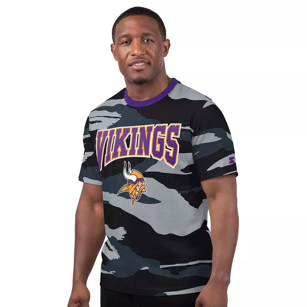Men's Starter Gray Minnesota Vikings Thursday Night Gridiron T-Shirt, Size: Large, Grey Product Image